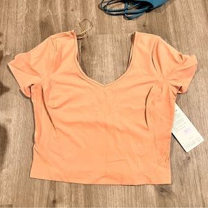 NWT Lululemon align tee size 10 PCLY